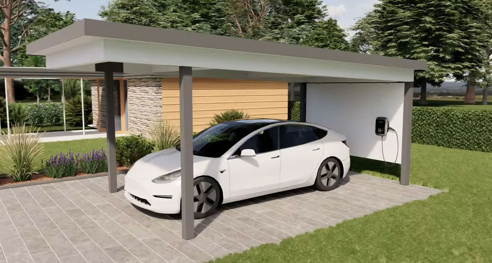 Mehr über den Artikel erfahren Ihr Weg zur nachhaltigen Mobilität: Das Sonnen-Carport
